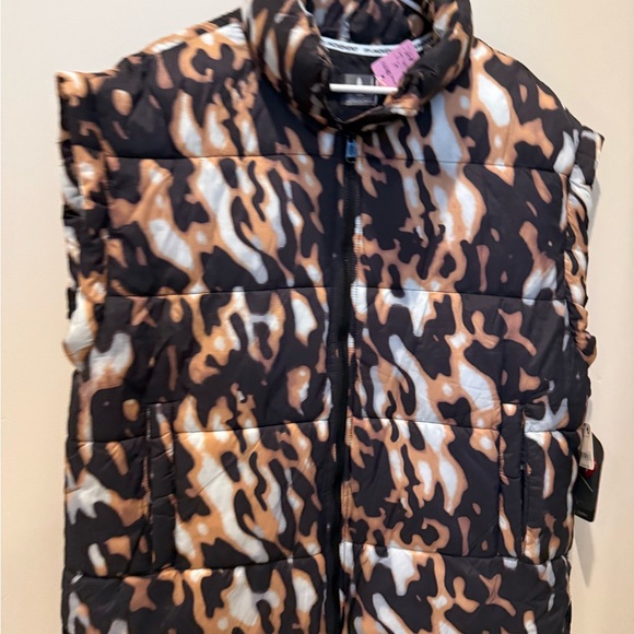 💋NWT💋FP Movement by Free People Tortoise Shell Puffer Vest 049 - Picture 2 of 7